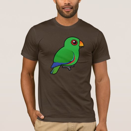 Eclectus Parrot-mannetje T-shirt (Voorkant)