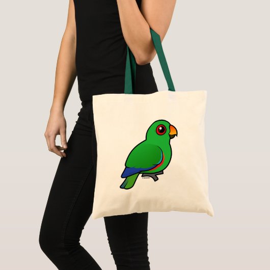 Eclectus Parrot-mannetje Tote Bag (Voorkant (product))