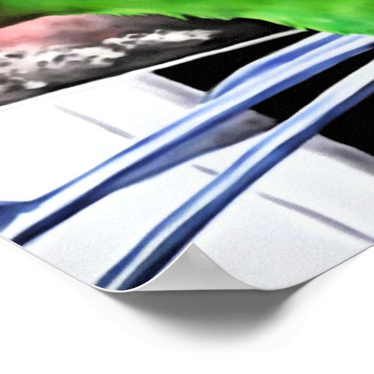 Eclectus Parrot Square Poster (Hoek)