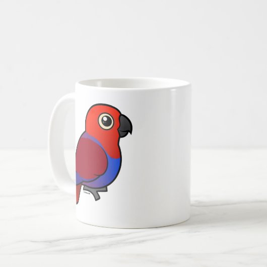 Eclectus Parrot vrouw Koffiemok (Voorkant links)