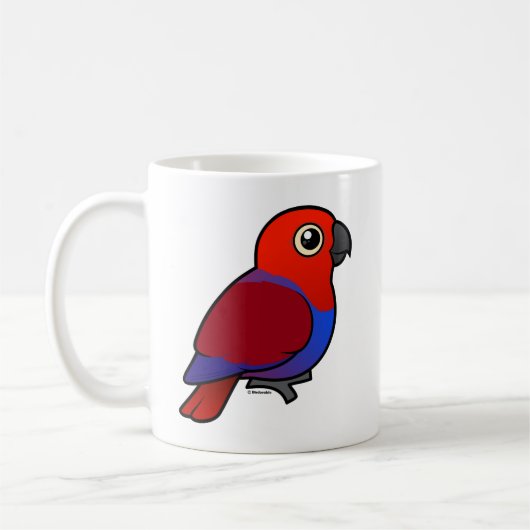 Eclectus Parrot vrouw Koffiemok (Links)