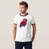 Eclectus Parrot vrouw T-shirt (Voorkant volledig)