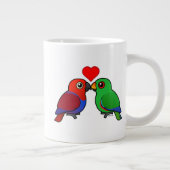 Eclectus Parrots in Love Grote Koffiekop (Rechts)