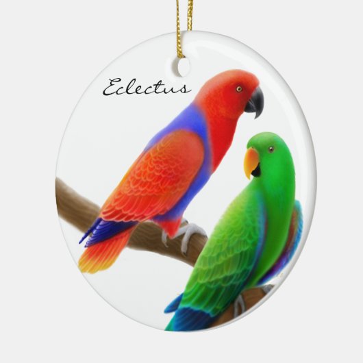 Eclectus Parrots Ornament (Links)