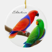 Eclectus Parrots Ornament (Achterkant)
