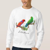 Eclectus Parrots Sweatshirt (Voorkant)