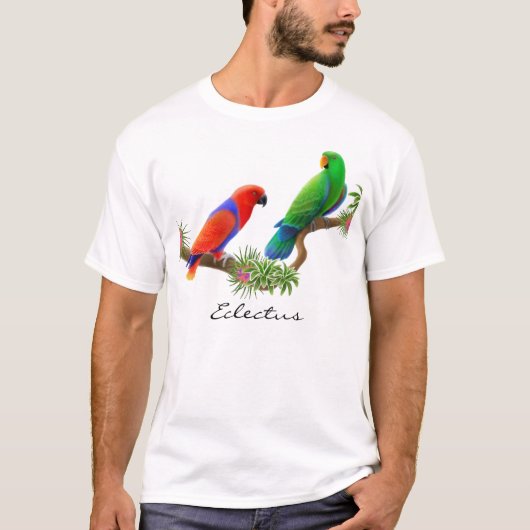 Eclectus Parrots T-Shirt (Voorkant)