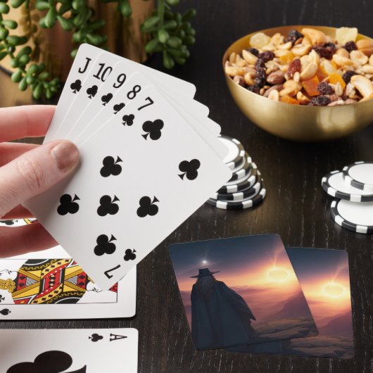 Eclips van de visioenen van de tovenaar pokerkaarten (Insitu)