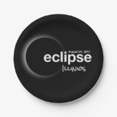 eclipse 2017 Illinios Papieren Bordje (Voorkant)
