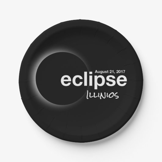 eclipse 2017 Illinios Papieren Bordje (Voorkant)