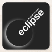 eclipse 2017 kartonnen onderzetters (Voorkant)