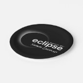 eclipse 2017 North Carolina Papieren Bordje (Gekanteld)