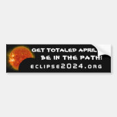 Eclipse 2024 Bumpersticker (Voorkant)