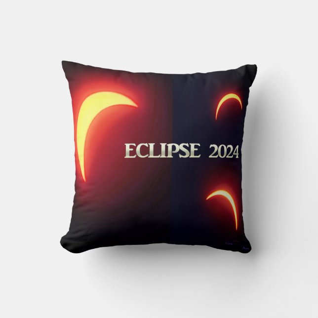 Eclipse 2024 kussen (Voorkant)