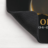 Eclipse 2024 Ohio Totale Zonsverduistering 1 Muismat (Hoek)