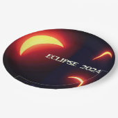 Eclipse 2024 papieren bordje (Gekanteld)