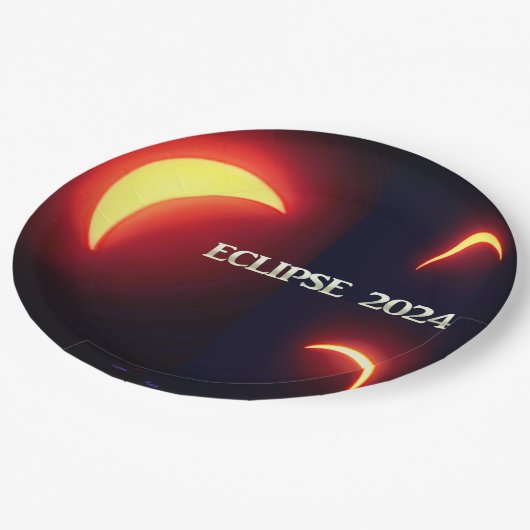 Eclipse 2024 papieren bordje (Gekanteld)
