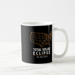 Eclipse 2024 Party America Totality Total USA Kaar Koffiemok