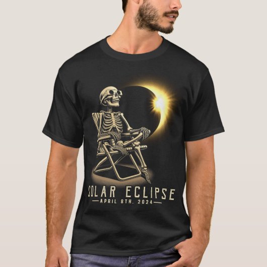 Eclipse 2024 Shirt Totale Eclipse 8 april 2024 Sk (Voorkant)