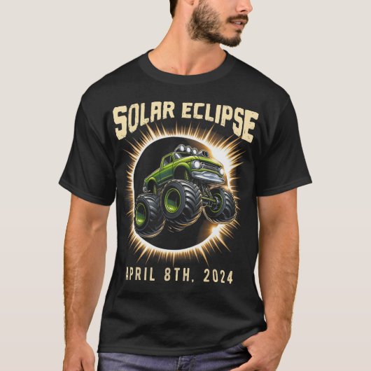 Eclipse 2024 Shirt Totale Eclipse 8 april 2024 Tr (Voorkant)