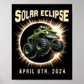 Eclipse 2024 Shirt Totale Eclipse 8 april 2024 Tr Poster (Voorkant)