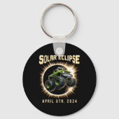 Eclipse 2024 Shirt Totale Eclipse 8 april 2024 Tr Sleutelhanger (Voorkant)