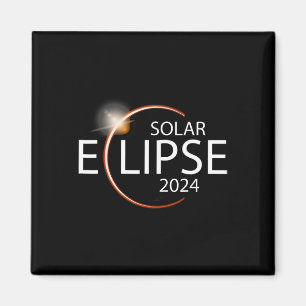 Eclipse 2024 Shirt Totale Zonsverduistering Partij Magneet