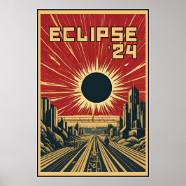Eclipse '24 Propaganda Stad Poster