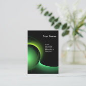 ECLIPSE 2 MONOGRAM Levendig zwart groen Visitekaartje (Staand voorkant)