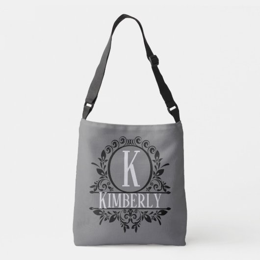 "Eclipse" Aanpasbaar Monogram Crossbody Tas (Achterkant)