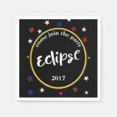 Eclipse and Stars Party Napkins Servetten (Voorkant)