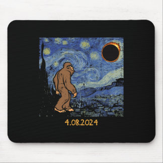Eclipse Bigfoot Sterrennacht Sasquatch Mannen Vrou Muismat