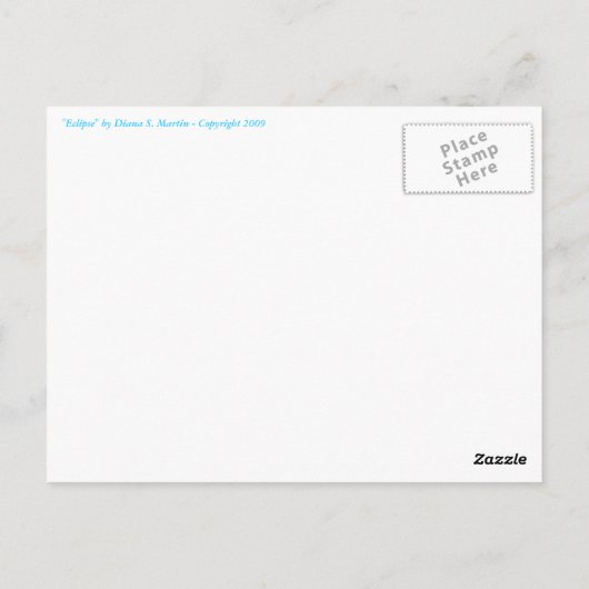 Eclipse Briefkaart (Achterkant)