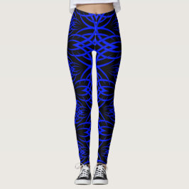 Eclipse Bureaubladachtergrond ( Blauw ) Leggings