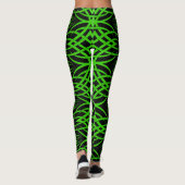Eclipse-bureaubladachtergrond ( groen ) leggings (Achterkant)