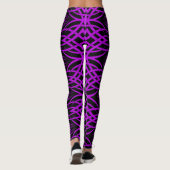 Eclipse-bureaubladachtergrond ( Paars ) Leggings (Achterkant)