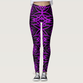 Eclipse-bureaubladachtergrond ( Paars ) Leggings