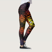Eclipse-bureaubladachtergrond ( Regenboog ) Leggings (Rechts)