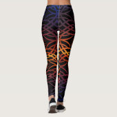 Eclipse-bureaubladachtergrond ( Regenboog ) Leggings (Achterkant)