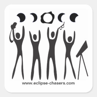 Eclipse Chasers logo stickers