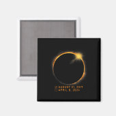 Eclipse checklist Totaal zonne-energie 8 april 202 Magneet (Voorkant / Achterkant)