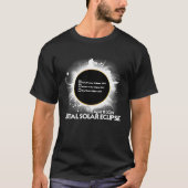 Eclipse Checklist Total Solar Eclipse April 8 2024 T-shirt (Voorkant)