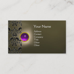 ECLIPSE DAMASK GEM MONOGRAM VISITEKAARTJE