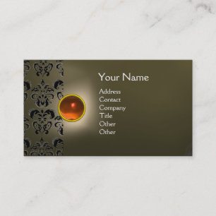 ECLIPSE DAMASK GEM MONOGRAM VISITEKAARTJE