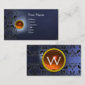 ECLIPSE DAMASK GEM MONOGRAM VISITEKAARTJE (Voorkant / Achterkant)