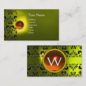 ECLIPSE DAMASK GEM MONOGRAM VISITEKAARTJE (Voorkant / Achterkant)