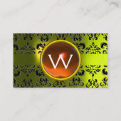 ECLIPSE DAMASK GEM MONOGRAM VISITEKAARTJE (Achterkant)