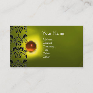 ECLIPSE DAMASK GEM MONOGRAM VISITEKAARTJE