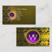 ECLIPSE DAMASK GEM MONOGRAM VISITEKAARTJE (Voorkant / Achterkant)