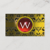 ECLIPSE DAMASK GEM MONOGRAM VISITEKAARTJE (Achterkant)